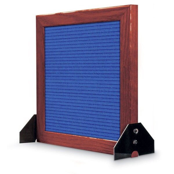 Indoor Enclosed Combo Board, 48"x36", Bronze Frame/Burgundy & Amethyst